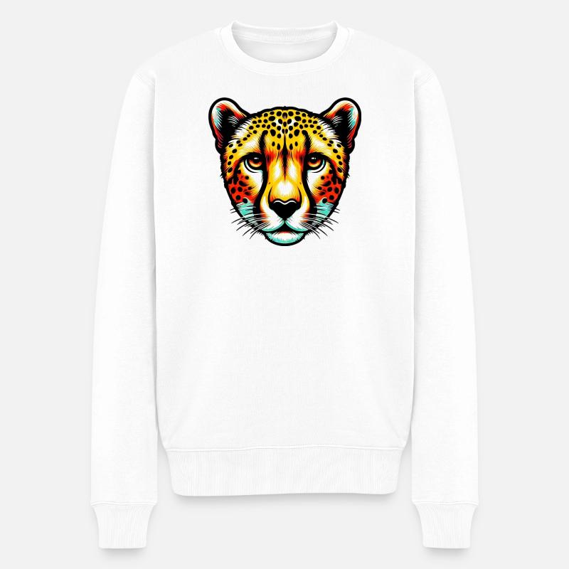 Guépard - Pull Premium bio Homme - blanc