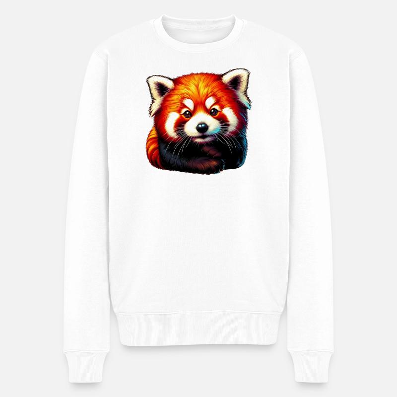 Petit panda - Pull Premium bio Homme - blanc