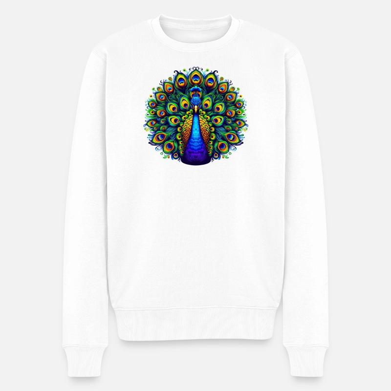 Paon - Pull Premium bio Homme - blanc