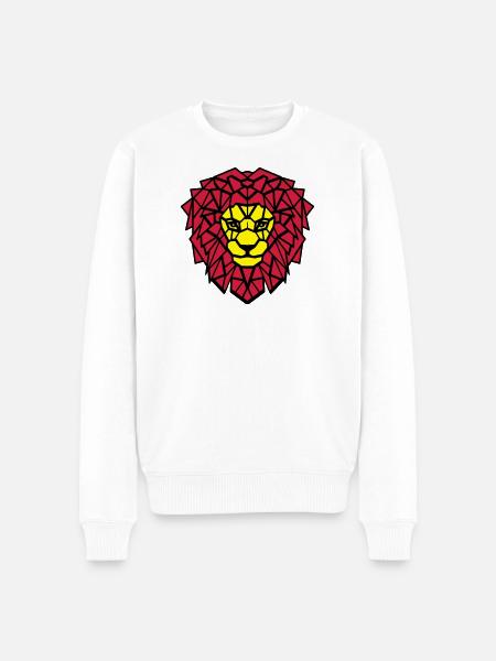 Loewe big cat - Men's Premium Organic Jumper - white