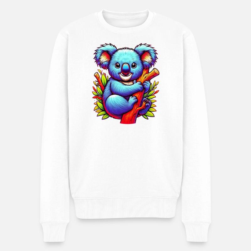Koala - Pull Premium bio Homme - blanc