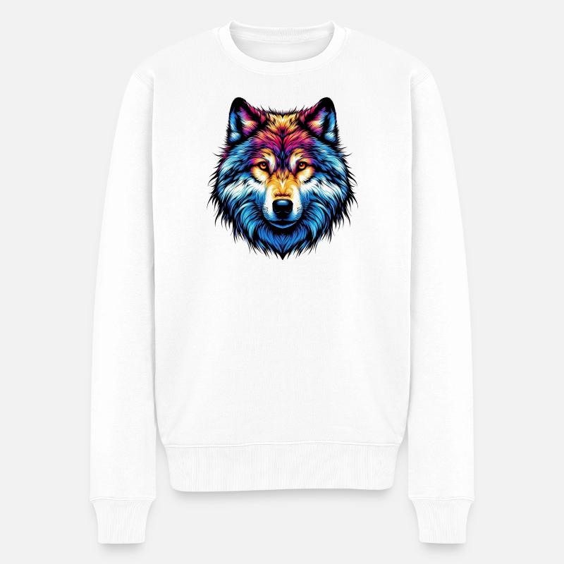 Loup - Pull Premium bio Homme - blanc