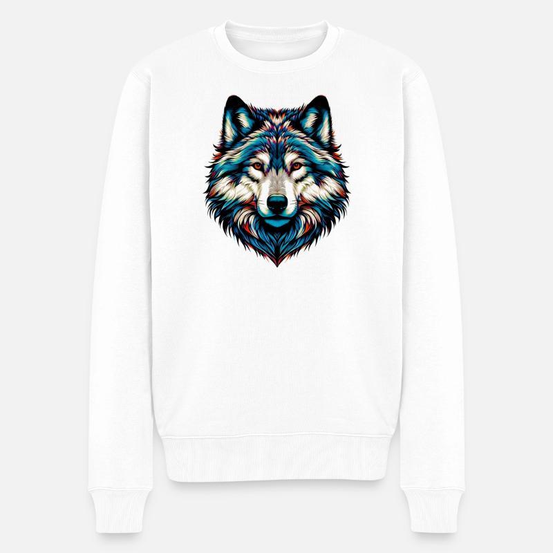 Loup - Pull Premium bio Homme - blanc