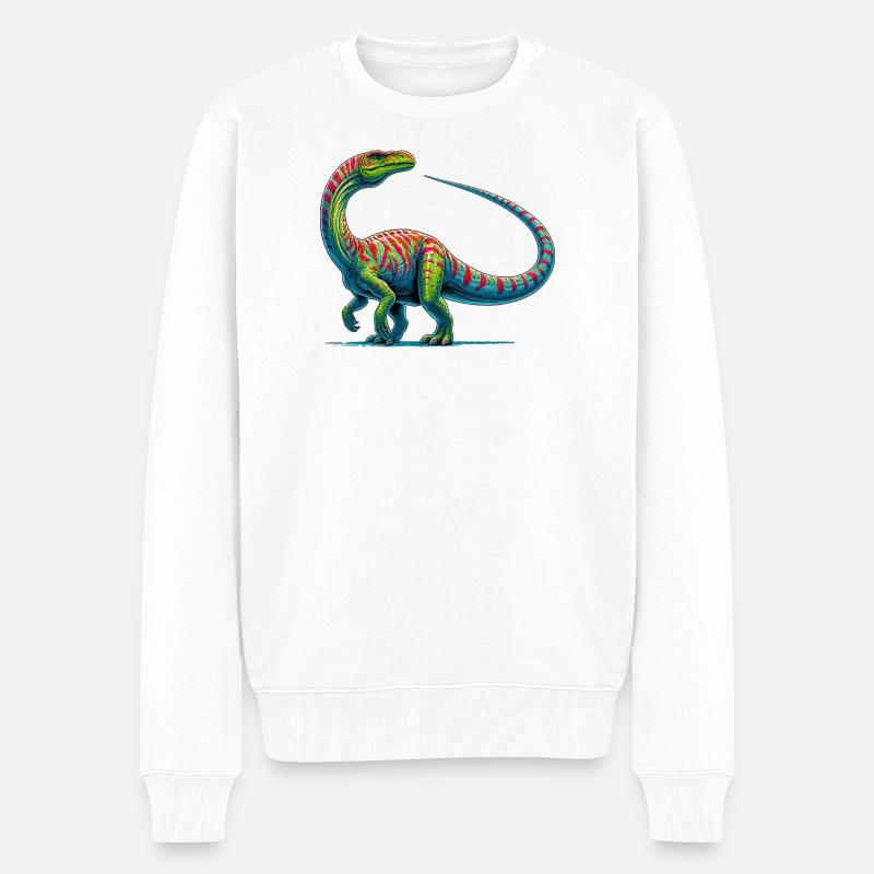 Dinosaure - Pull Premium bio Homme - blanc