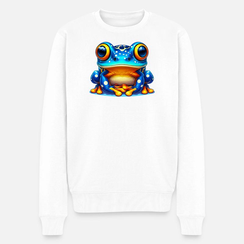 Grenouille - Pull Premium bio Homme - blanc