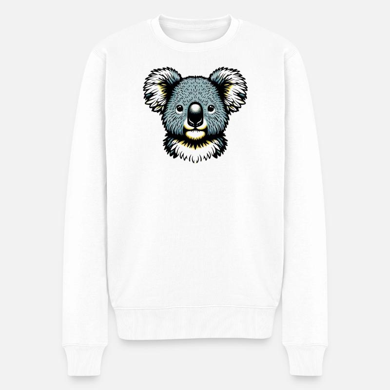 Koala - Pull Premium bio Homme - blanc