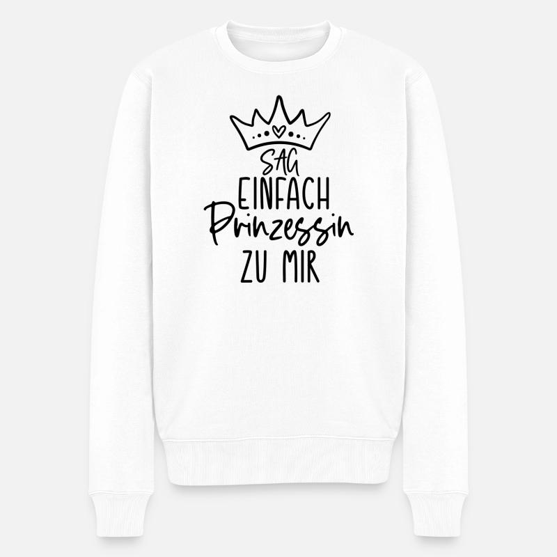 Château de la Princesse Château de la Couronne - Pull Premium bio Homme - blanc
