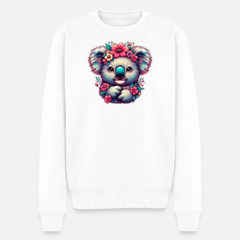 Koala - Pull Premium bio Homme - blanc