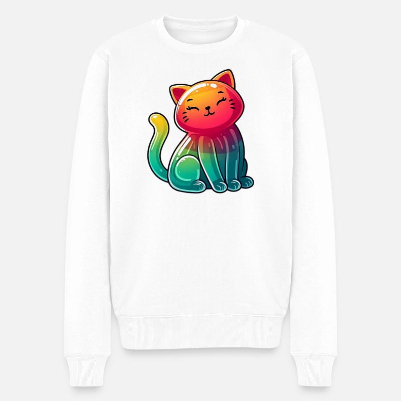 Chat - Pull Premium bio Homme - blanc