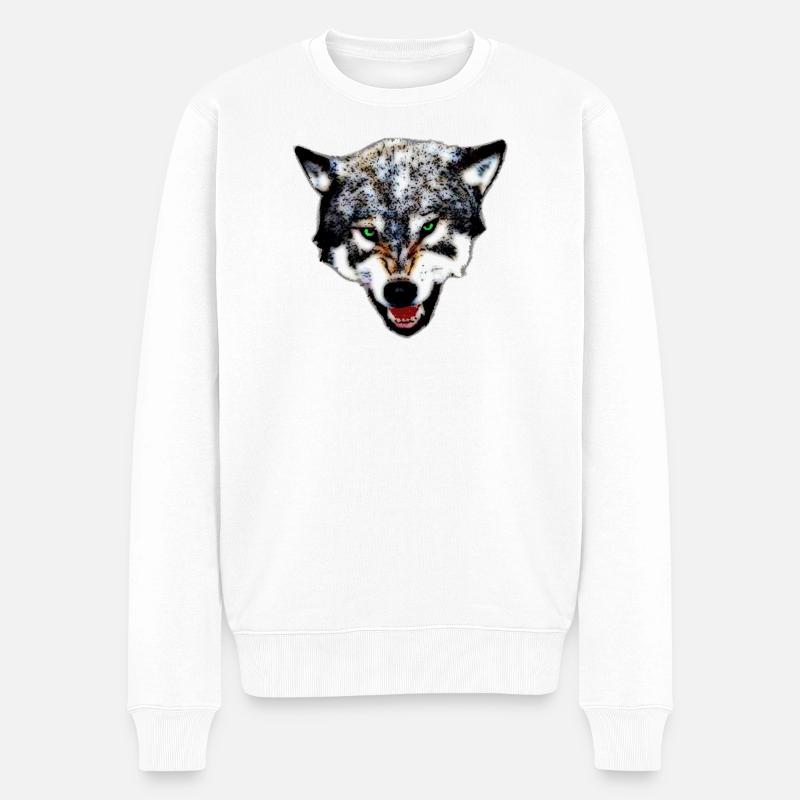 Loup - Pull Premium bio Homme - blanc