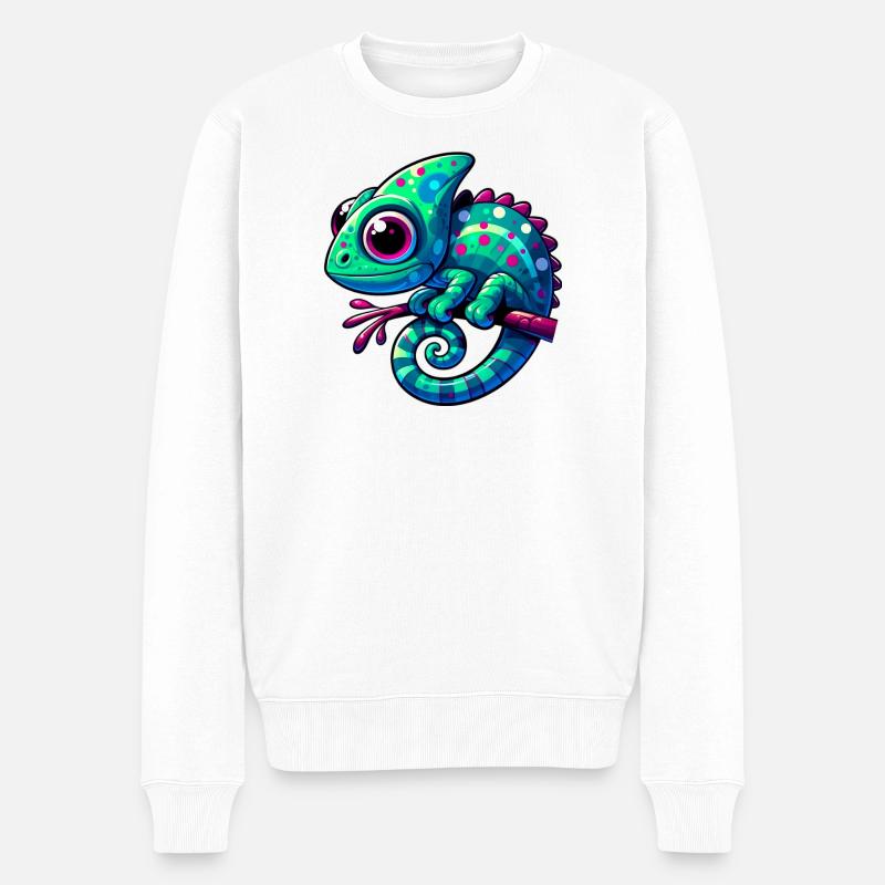 Caméléon - Pull Premium bio Homme - blanc