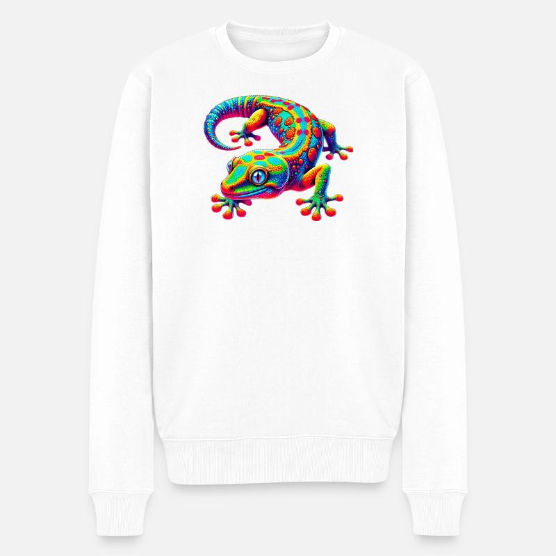 Gecko - Pull Premium bio Homme - blanc