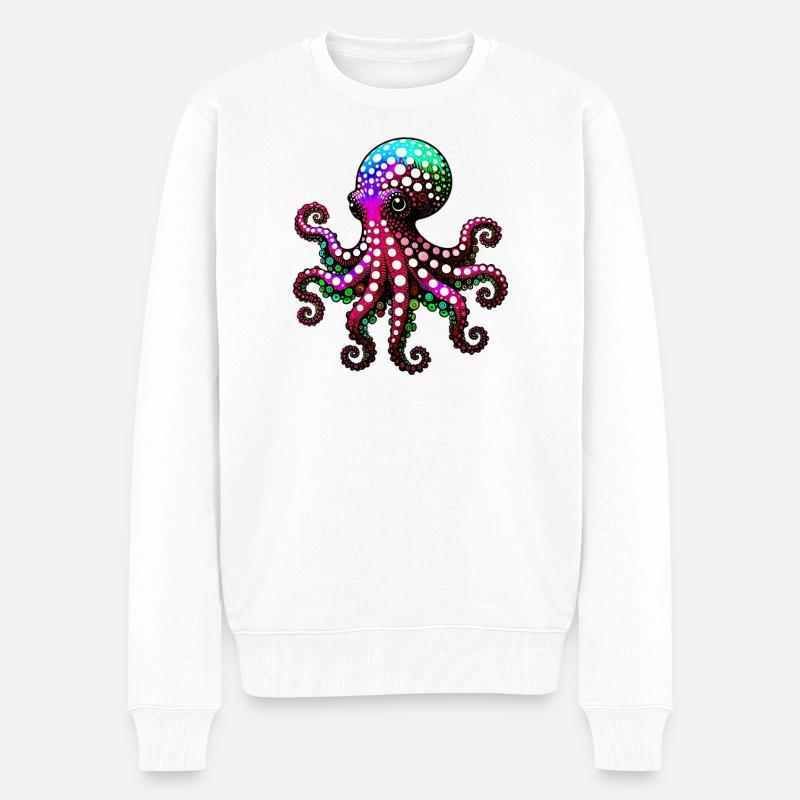 Pieuvre - Pull Premium bio Homme - blanc