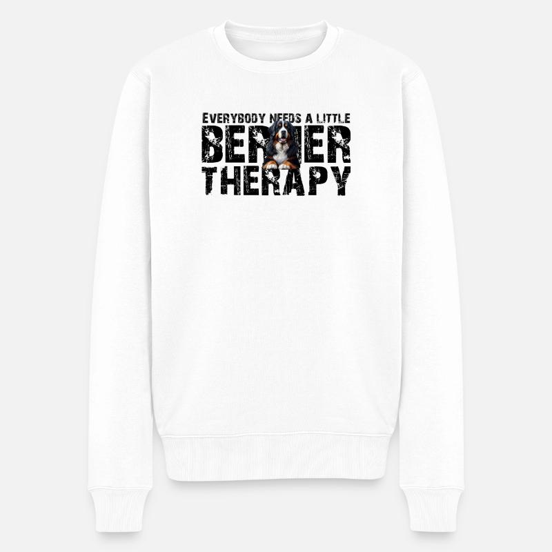 Bouvier bernois - Pull Premium bio Homme - blanc