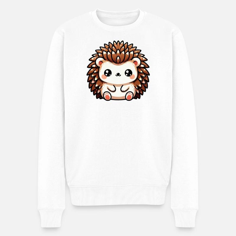 Hérisson - Pull Premium bio Homme - blanc