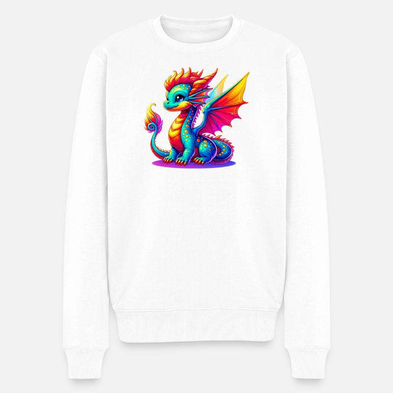 Dragon - Pull Premium bio Homme - blanc
