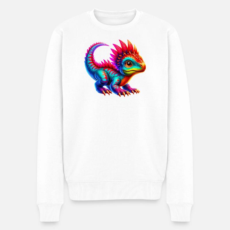 Dinosaure - Pull Premium bio Homme - blanc