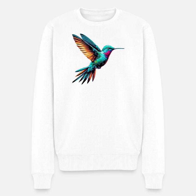 Colibri - Pull Premium bio Homme - blanc