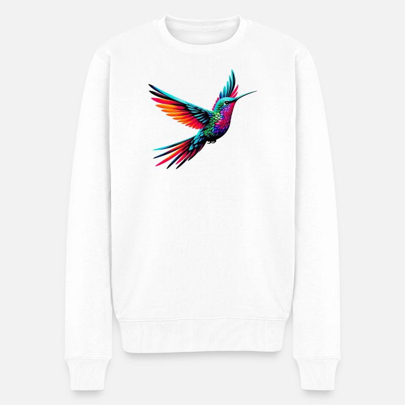 Colibri - Pull Premium bio Homme - blanc