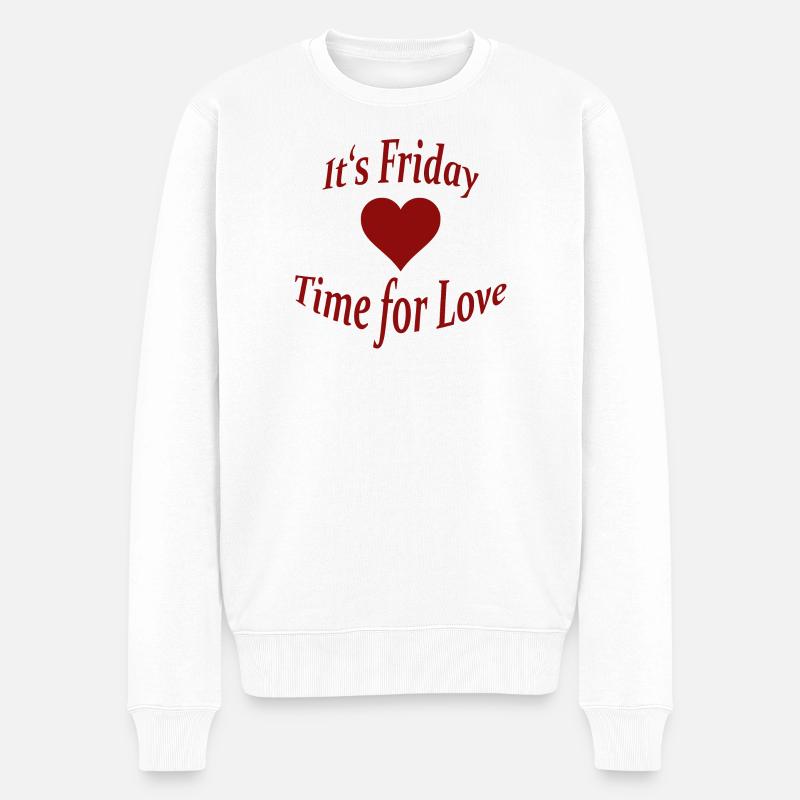 Vendredi - Pull Premium bio Homme - blanc