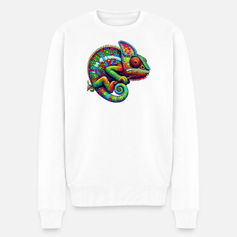 Caméléon - Pull Premium bio Homme - blanc