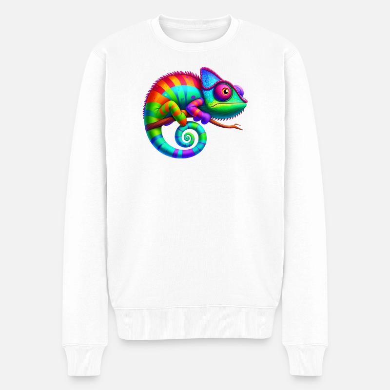 Caméléon - Pull Premium bio Homme - blanc