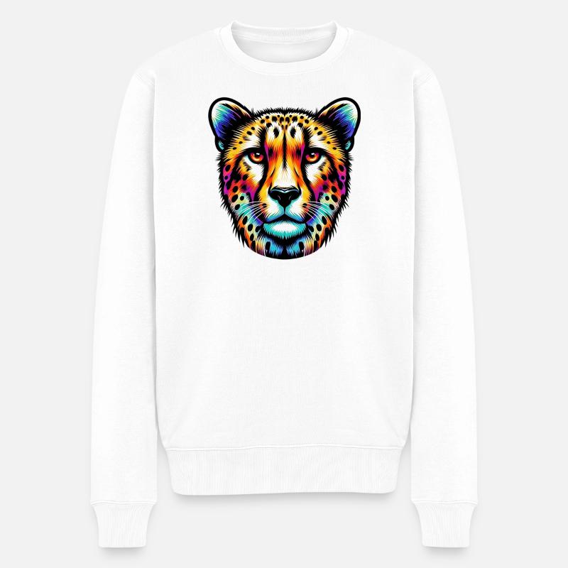 Guépard - Pull Premium bio Homme - blanc