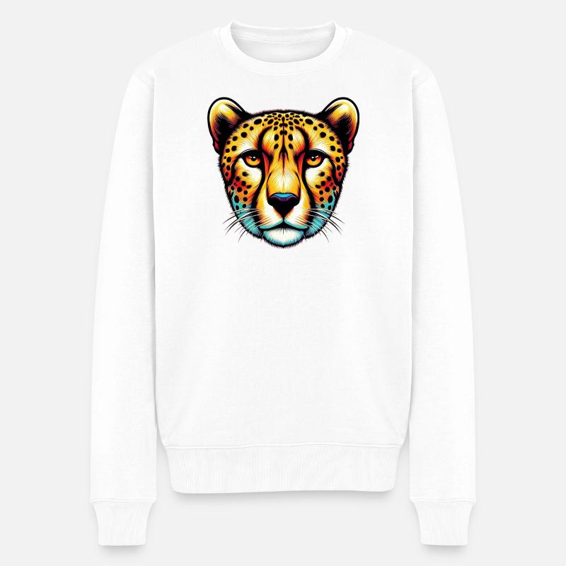 Guépard - Pull Premium bio Homme - blanc