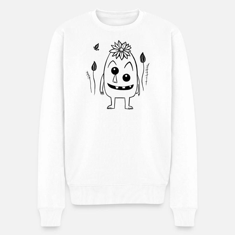 Petit monstre - Pull Premium bio Homme - blanc