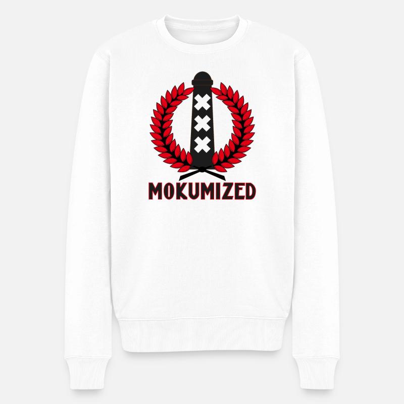 Mokumisé - Pull Premium bio Homme - blanc
