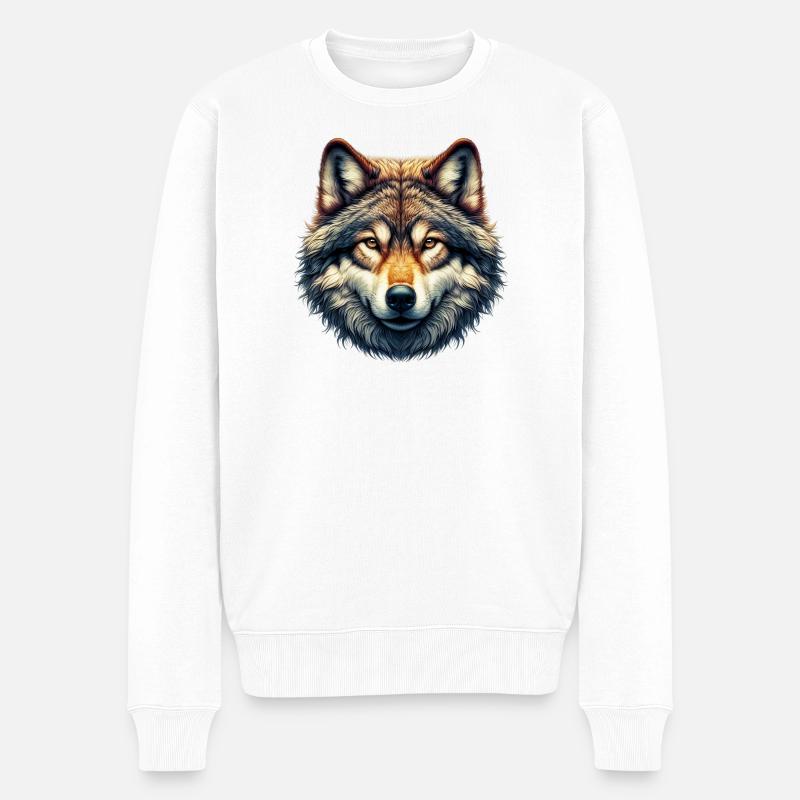 Loup - Pull Premium bio Homme - blanc