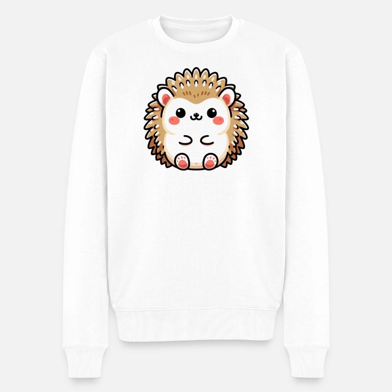 Hérisson - Pull Premium bio Homme - blanc