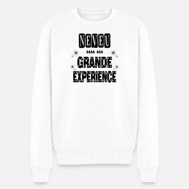 Neveu Avec Une Grande Expérience - Pull Premium bio Homme - blanc