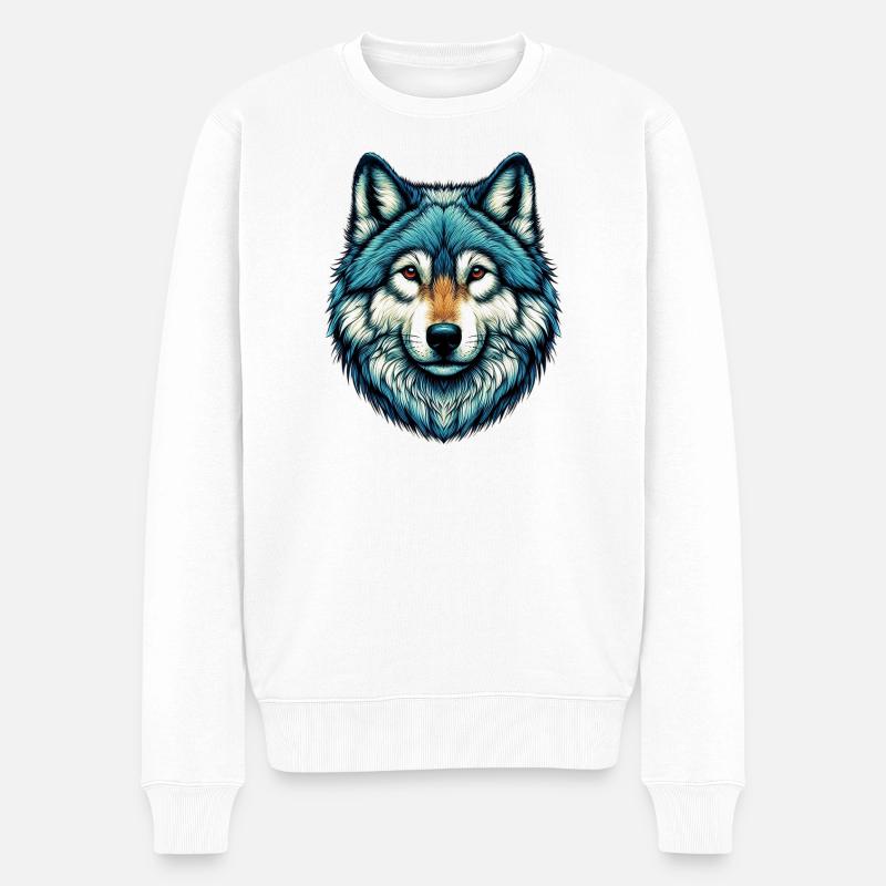 Loup - Pull Premium bio Homme - blanc