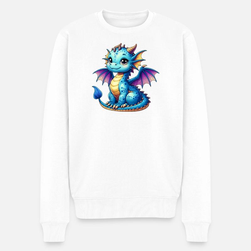 Dragon - Pull Premium bio Homme - blanc