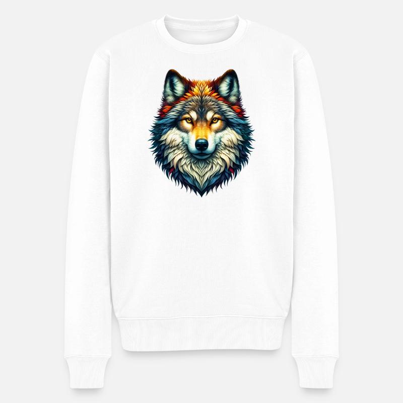 Loup - Pull Premium bio Homme - blanc