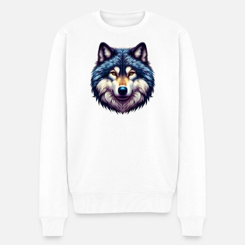 Loup - Pull Premium bio Homme - blanc