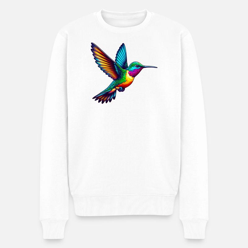 Colibri - Pull Premium bio Homme - blanc