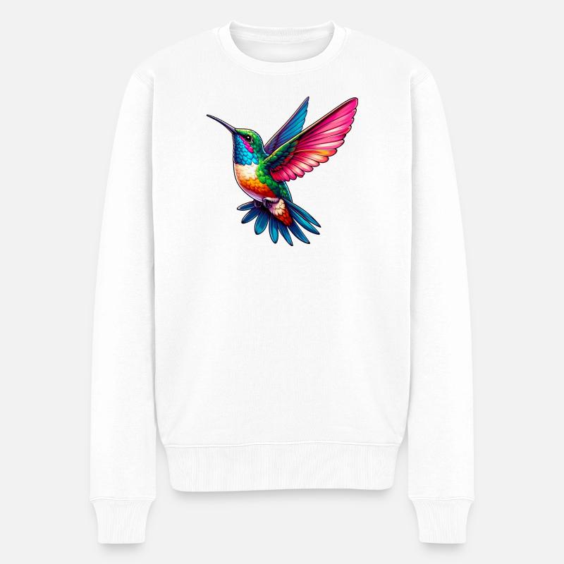 Colibri - Pull Premium bio Homme - blanc