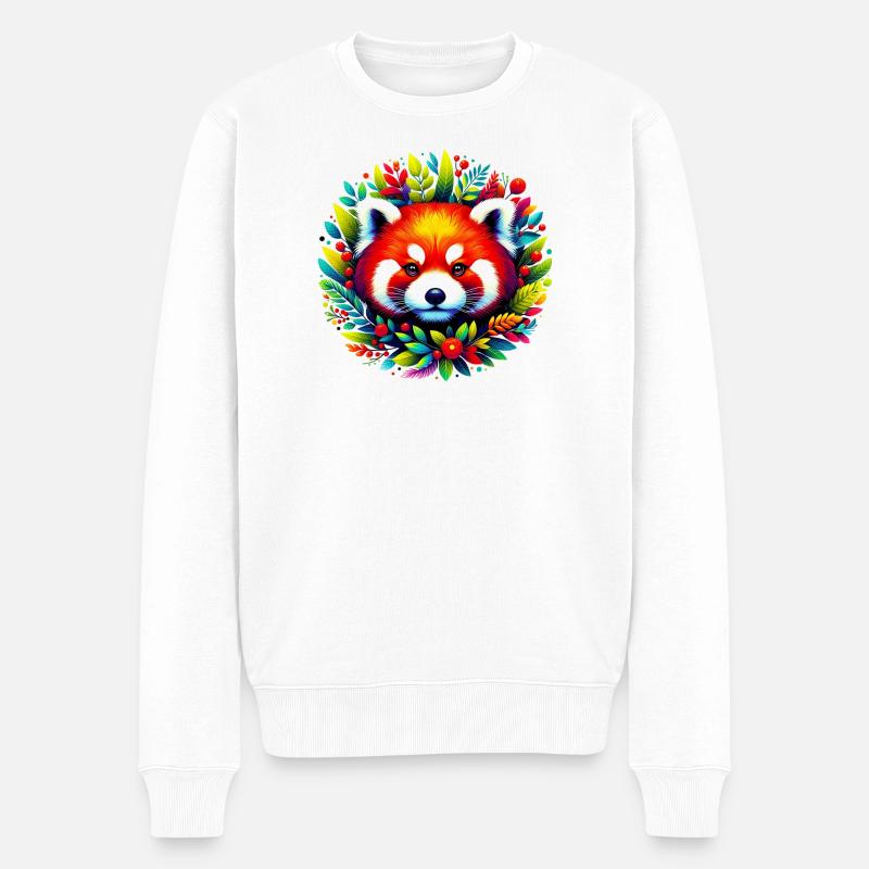 Petit panda - Pull Premium bio Homme - blanc