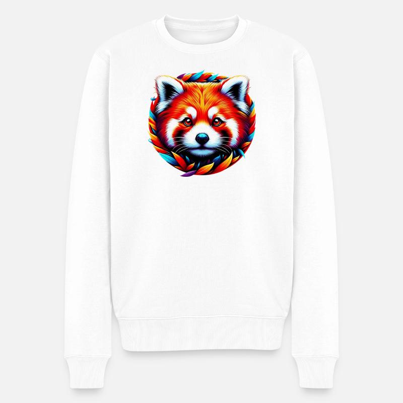 Petit panda - Pull Premium bio Homme - blanc