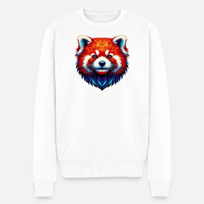 Petit panda - Pull Premium bio Homme - blanc