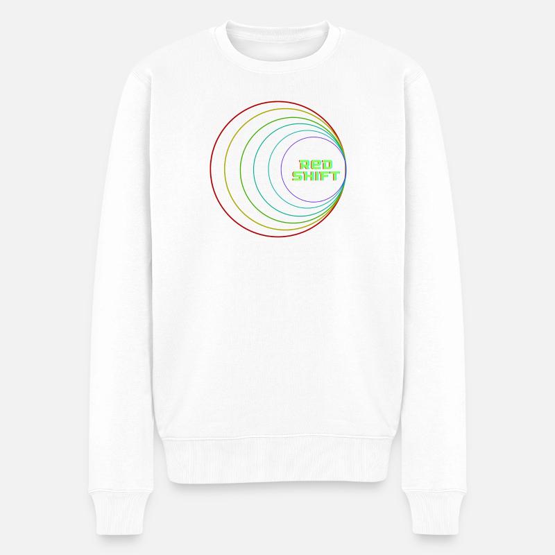 Décalage vers le rouge - Pull Premium bio Homme - blanc