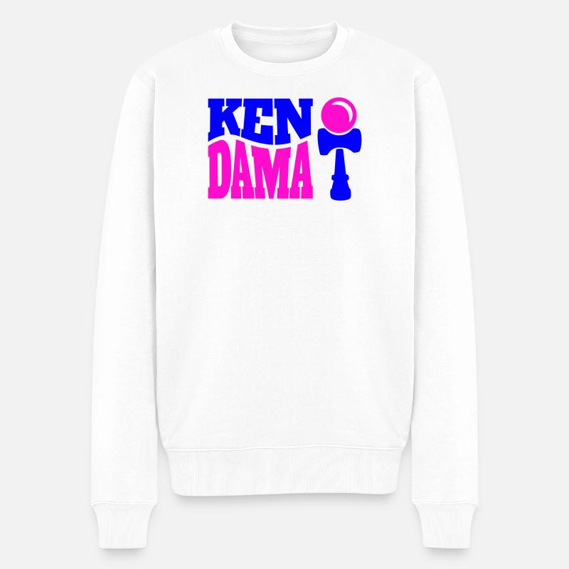 Kendama (2 couleurs) v2 - Pull Premium bio Homme - blanc