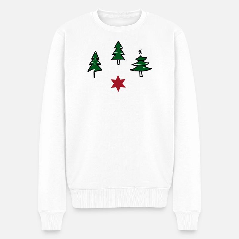 Design pour Noël - Pull Premium bio Homme - blanc