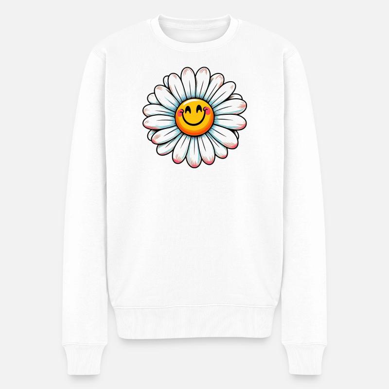 Pâquerette - Pull Premium bio Homme - blanc