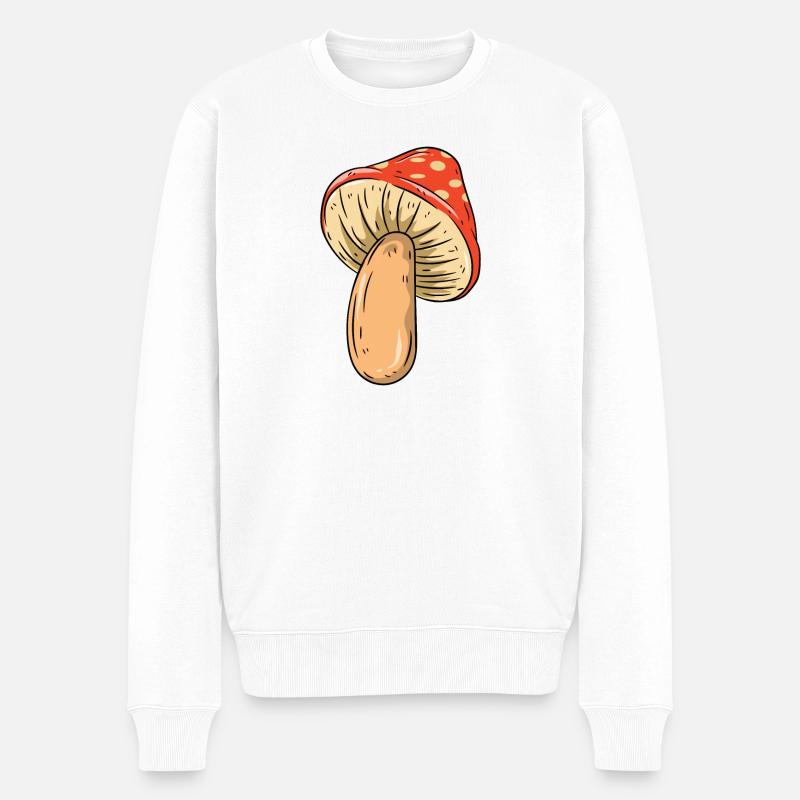 Champignon - Pull Premium bio Homme - blanc