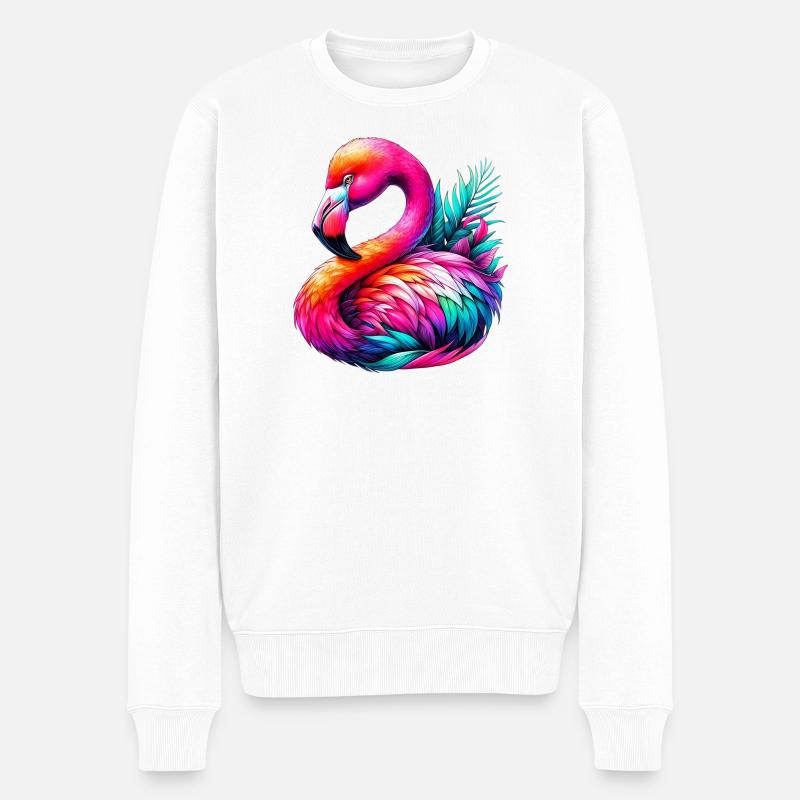 Flamant - Pull Premium bio Homme - blanc