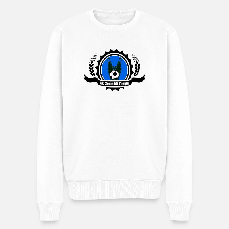 RC 3ème Mi-Temps - Pull Premium bio Homme - blanc