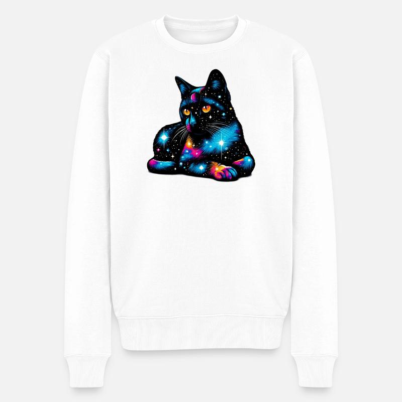 Chat - Pull Premium bio Homme - blanc
